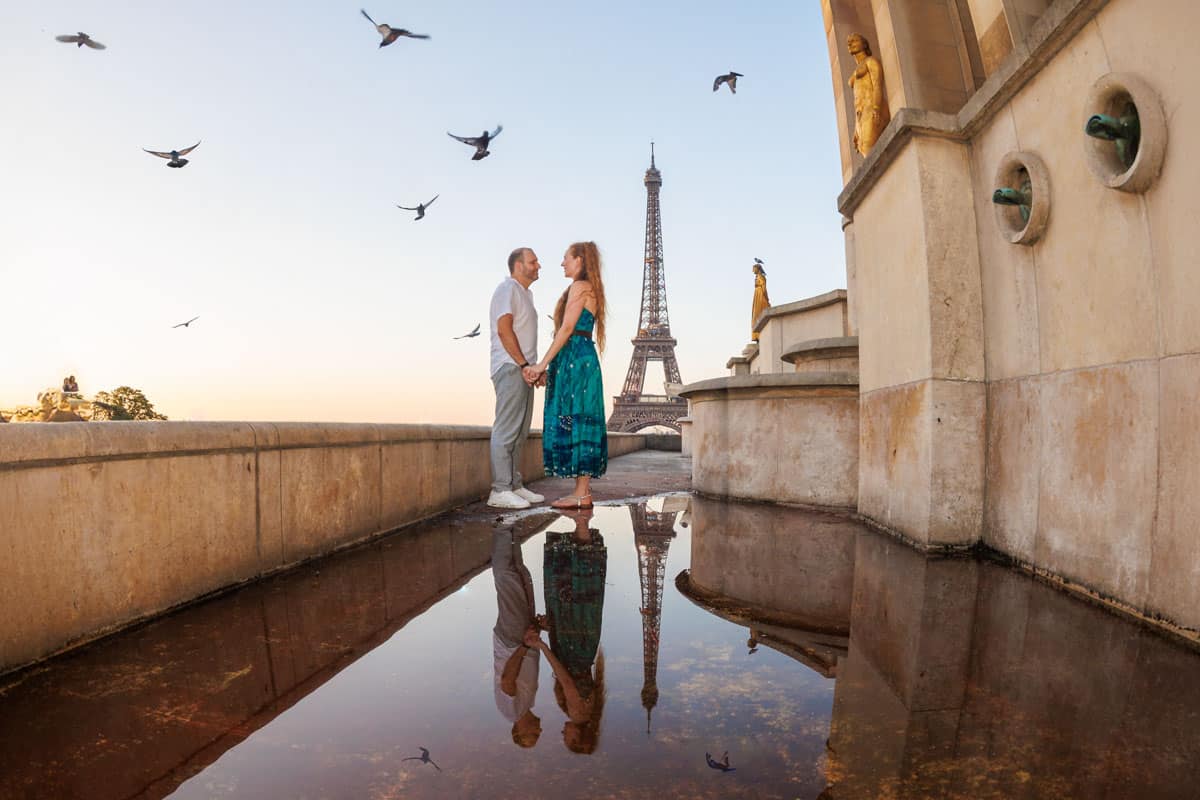 Making of vom Fotoshooting in Paris im Rahmen der Wedding King Awards 2025