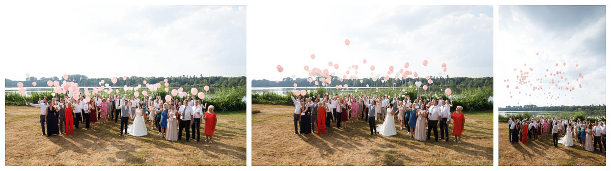 Gruppenfoto Hochzeit Krickenbecker See