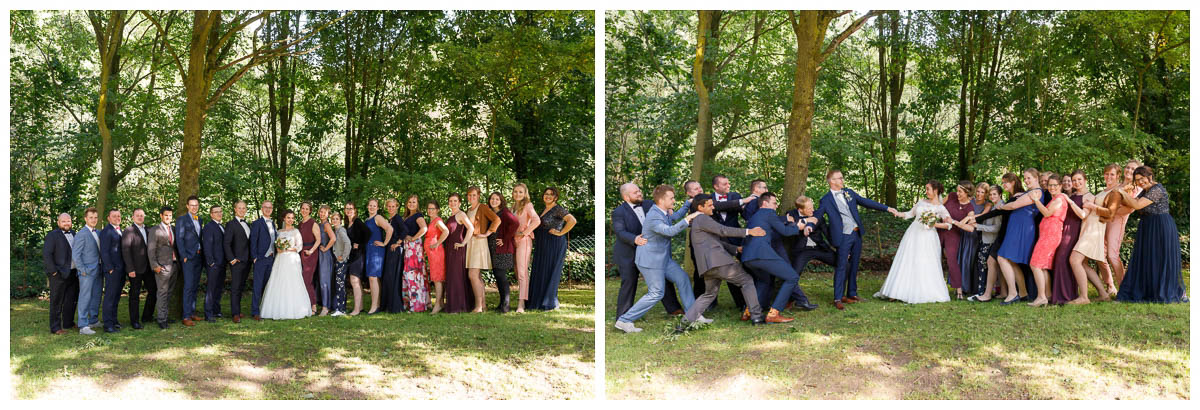 Gruppenfoto Hochzeit Xasnten