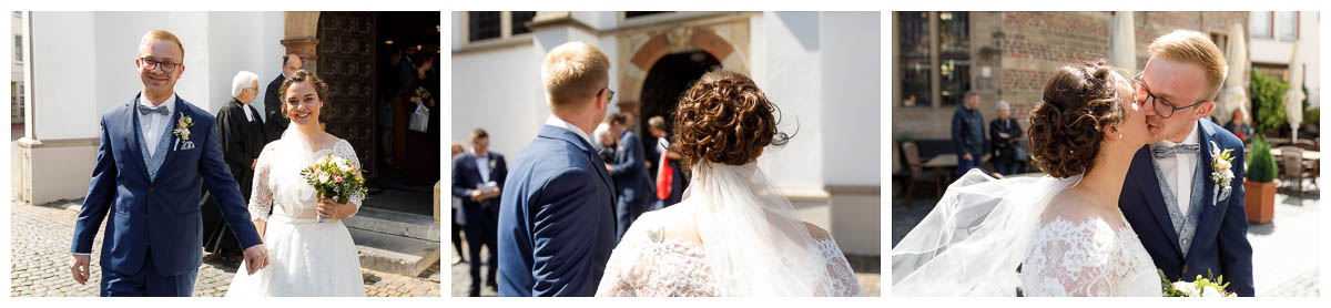 Xanten Hochzeitsfotograf kirchliche Trauung